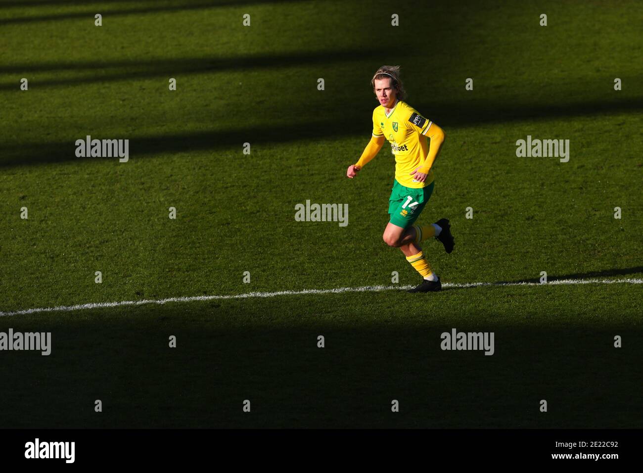 Norwich, Regno Unito. 09 gennaio 2021. Todd Cantwell di Norwich City in azione durante la terza partita della fa Cup tra Norwich City e Coventry City a Carrow Road.Punteggio finale; Norwich City 2:0 Coventry City. Credit: SOPA Images Limited/Alamy Live News Foto Stock