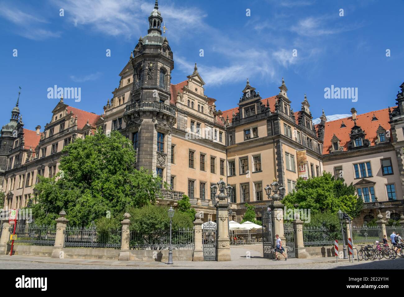 Residenzschloss, Grünes Gewölbe, Kuferstichkabinet, Taschenberg, Sophienstraße, Dresda, Sachsen, Deutschland Foto Stock