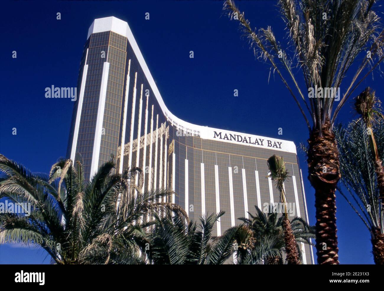 Mandalay Bay Hotel e Casinò di Las Vegas, Nevada Foto Stock