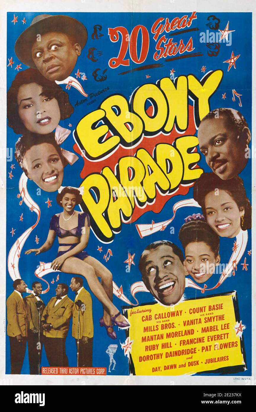 EBONY PARADE 1947 Astor Pictures film Foto Stock