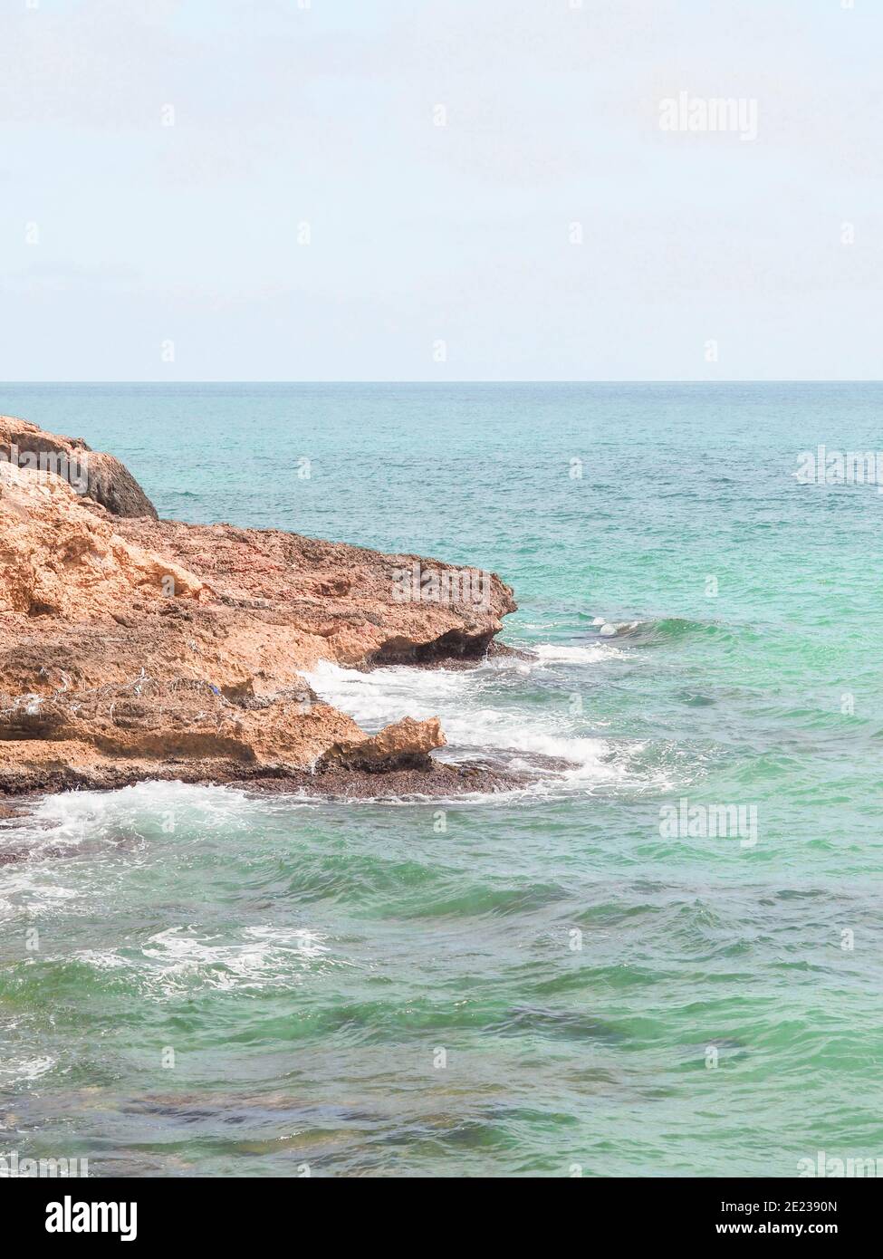 Una giornata estiva sulla costa spagnola Foto Stock