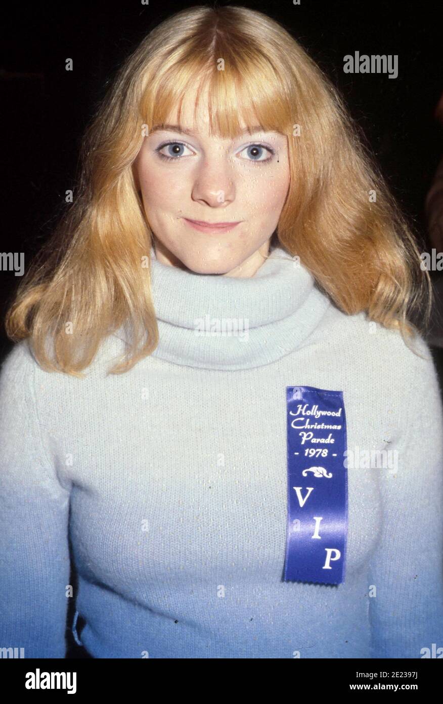 Alison Arngrim al 1978 Hollywood Christmas Parade Credit: Ralph Dominguez/MediaPunch Foto Stock