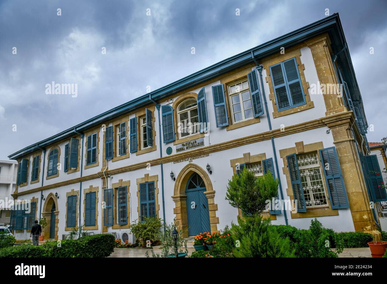 EVKAF Verwaltung, Nikosia, Tuerkische Republik Nordzypern Foto Stock