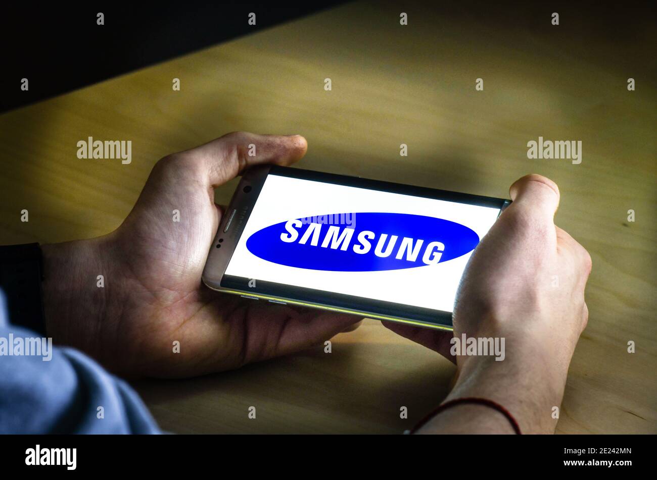Logo Samsung Foto Stock