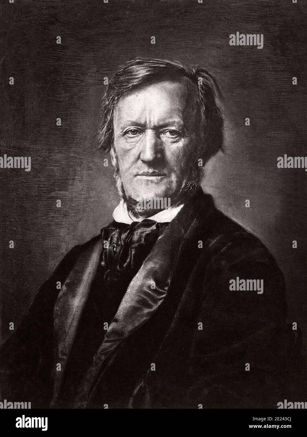 Wilhelm Richard Wagner (1813 - 1883) era un compositore tedesco, direttore del teatro, polemista, e il conduttore che è conosciuta principalmente per le sue opere Foto Stock