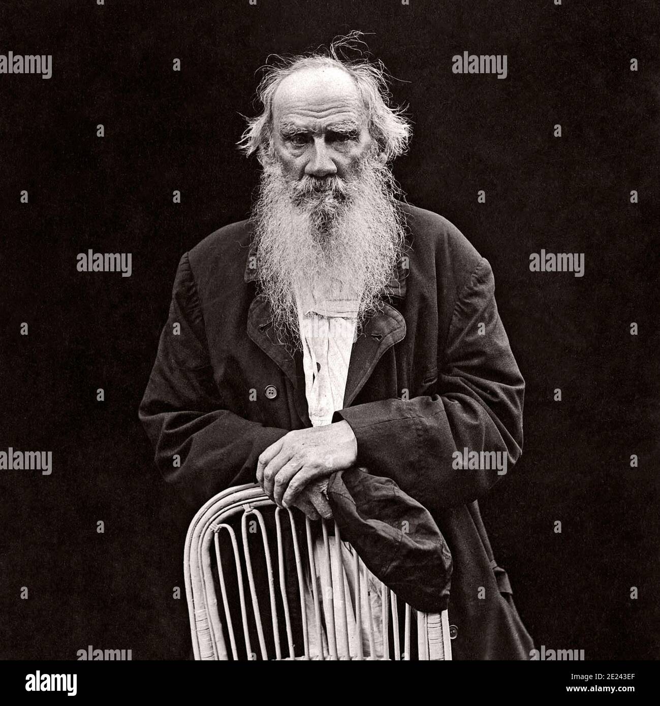 Conte Leo Tolstoj (1828 - 1910) era un autore russo che è considerato come uno dei più grandi autori di tutti i tempi. Egli ha ricevuto più candidature per la Foto Stock