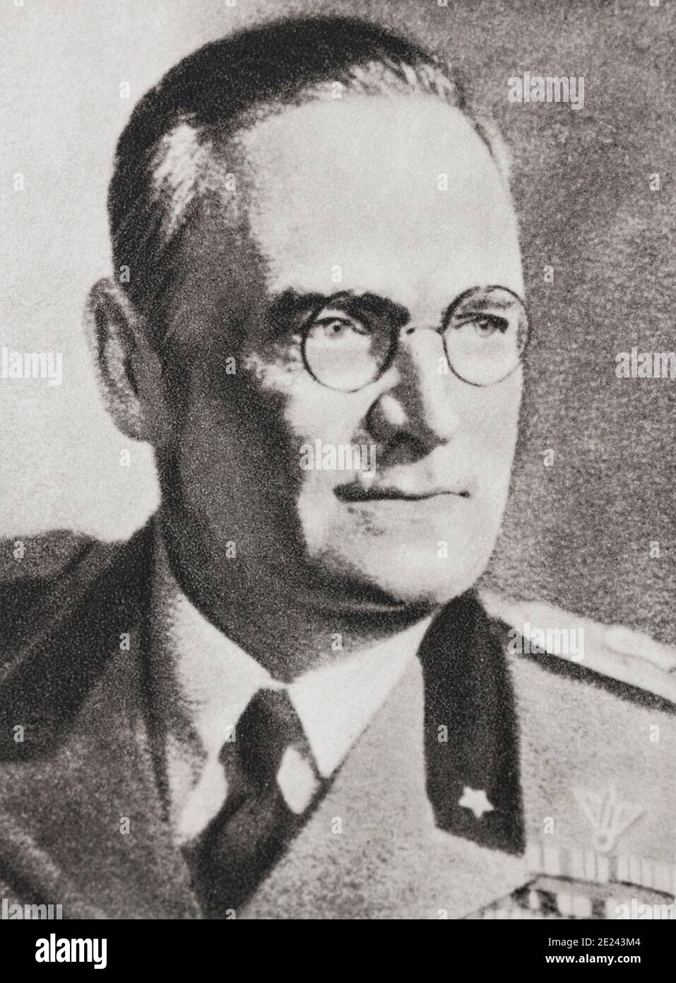 Soddu generale. Comandante dell'esercito italiano operante contro i Greci. Foto Stock