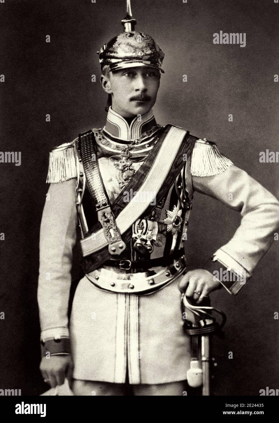 Wilhelm, Tedesco Principe Ereditario (1882 - 1951) era il primogenito e l'erede dell'ultimo imperatore tedesco Wilhelm II, e l'ultimo Principe Ereditario del germe Foto Stock