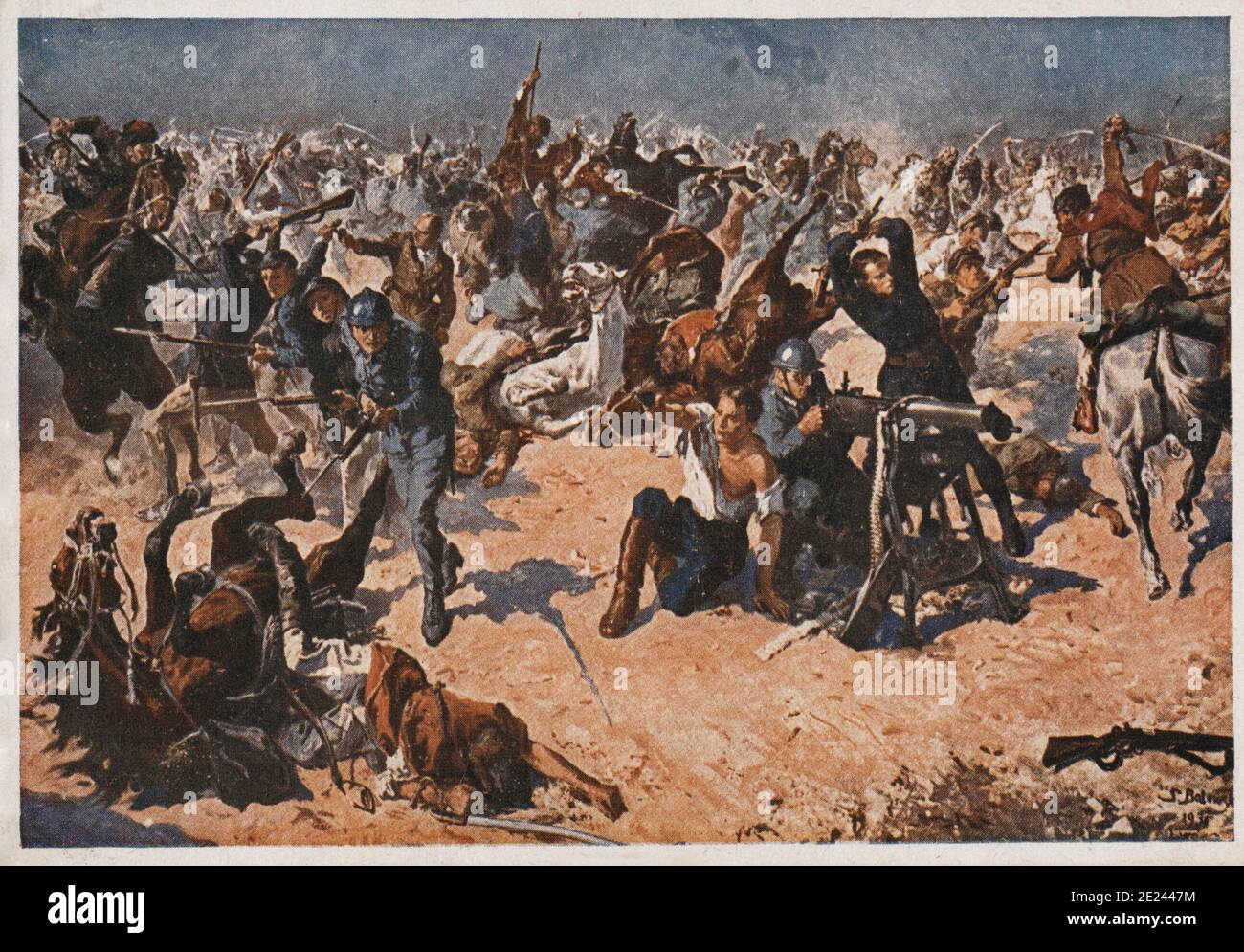 Zadworze 17/8 1920 - Termopili polacche: Sull'altare dell'amore per la Patria eroico petto che copriva i leoni - sacrificò una vita giovane: Erano 318 Foto Stock