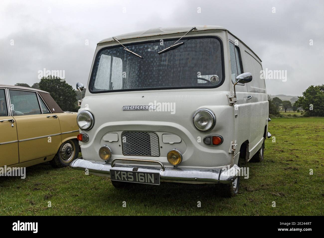 Morris van. Burnley Classic Vehicle Show 2017. Foto Stock