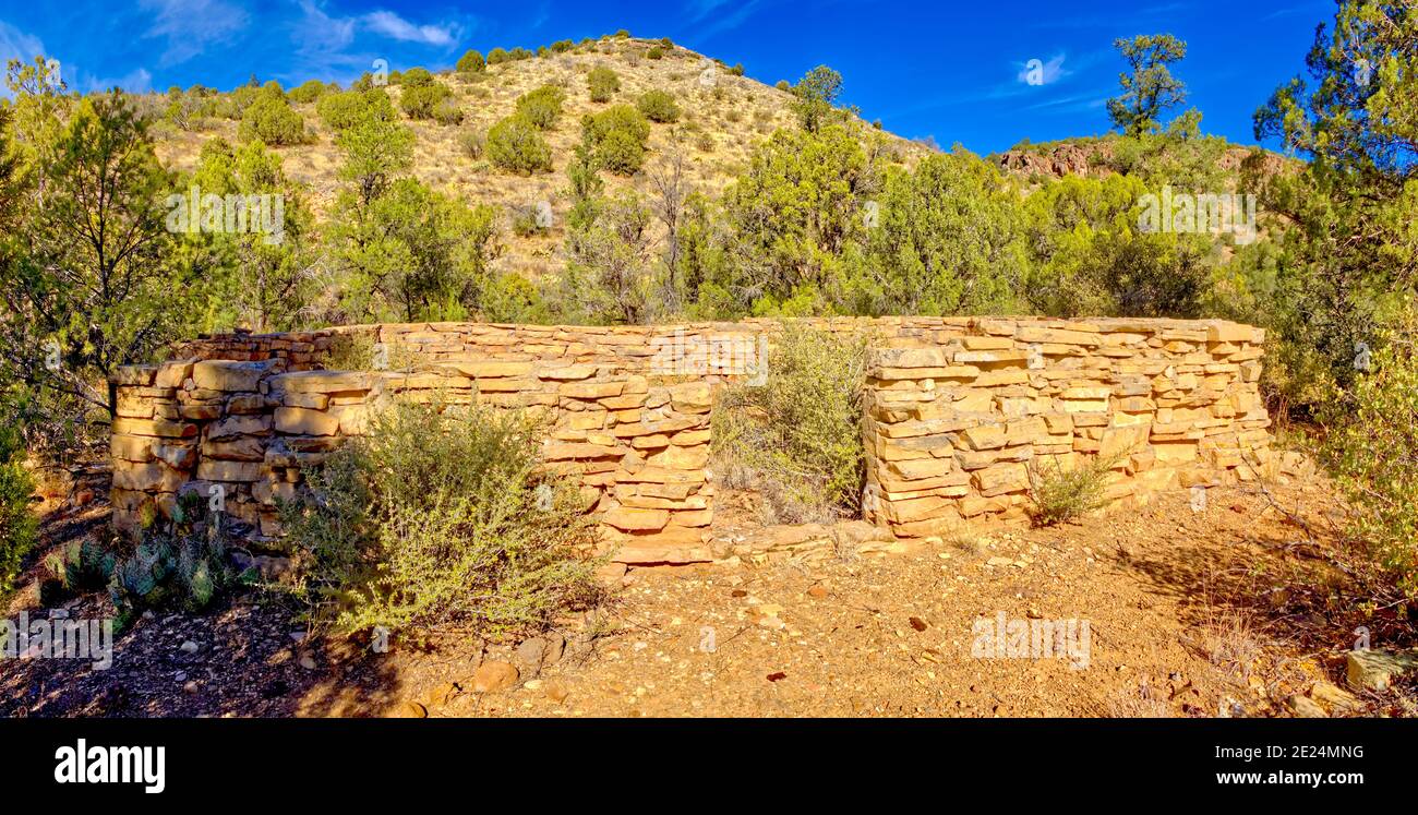 Rovine dei pionieri del MC Canyon, Prescott National Forest, Arizona, Stati Uniti Foto Stock