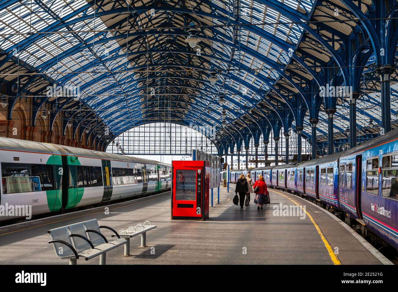 Stazione ferroviaria di Brighton. Inghilterra Foto Stock