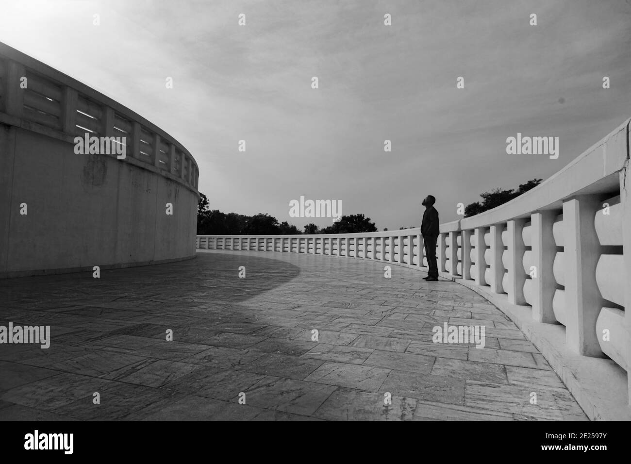 La pace mondiale Pagoda Foto Stock