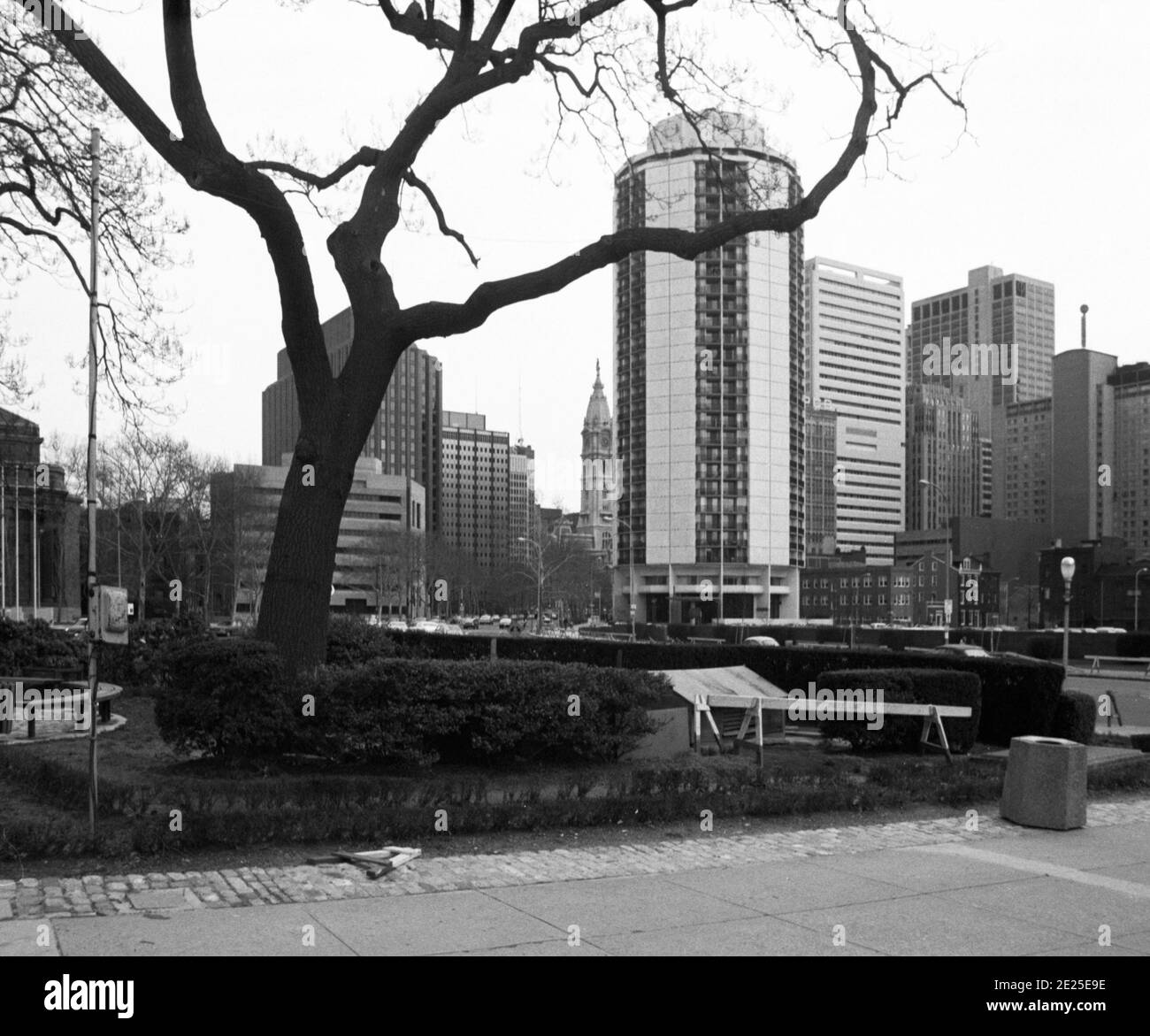 City Landscape, Philadelphia, Stati Uniti, 1976 Foto Stock