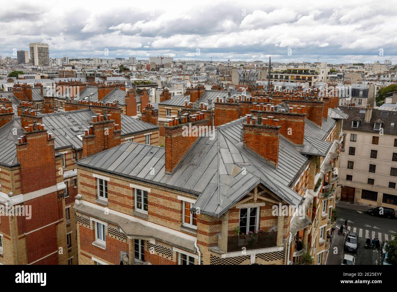 Edifici di Parigi, Francia. Foto Stock
