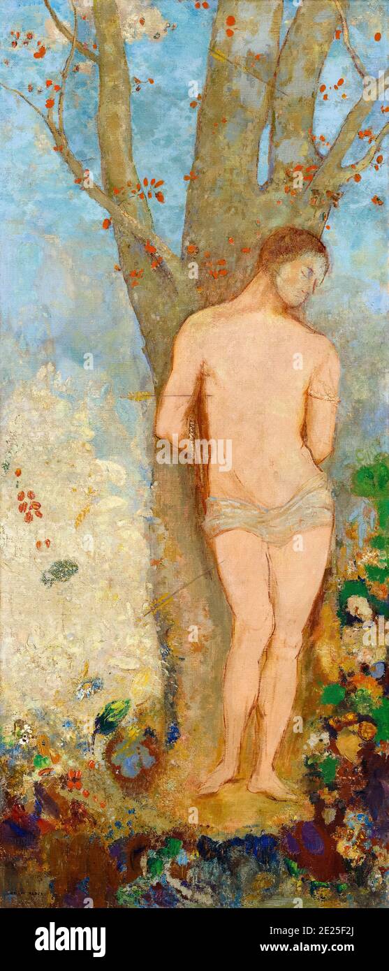 Odilon Redon, San Sebastiano, pittura, 1910-1912 Foto Stock