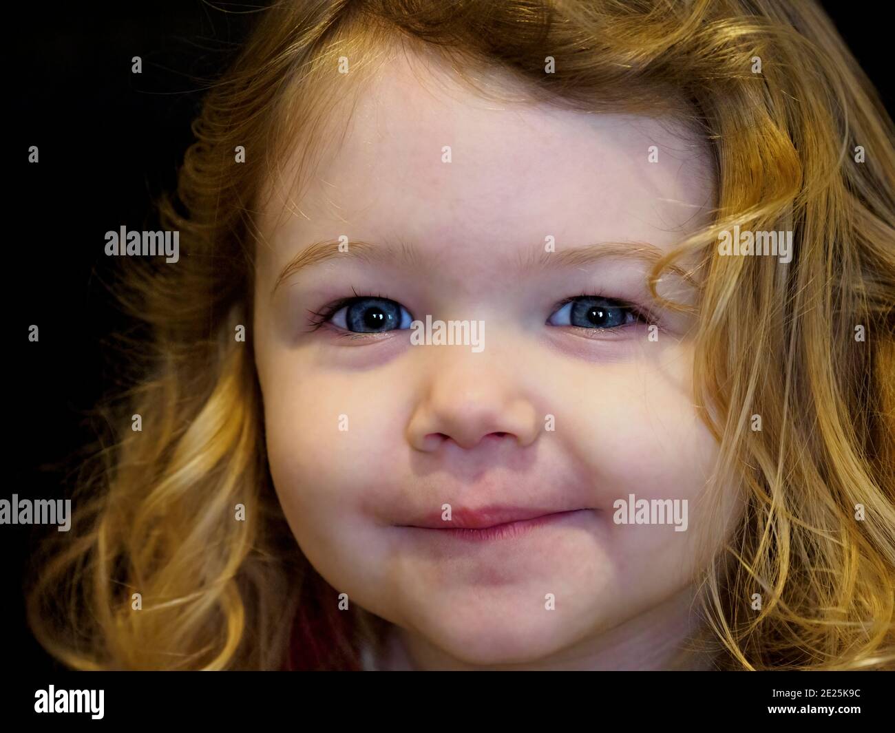 Ritratto di una bambina femminile, Regno Unito Foto Stock