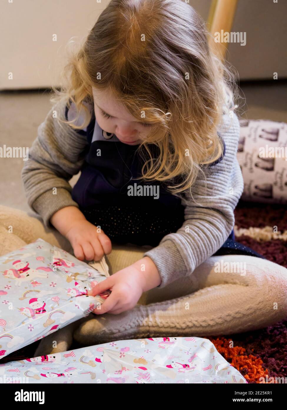 Regali di Natale per bambini, Regno Unito Foto Stock