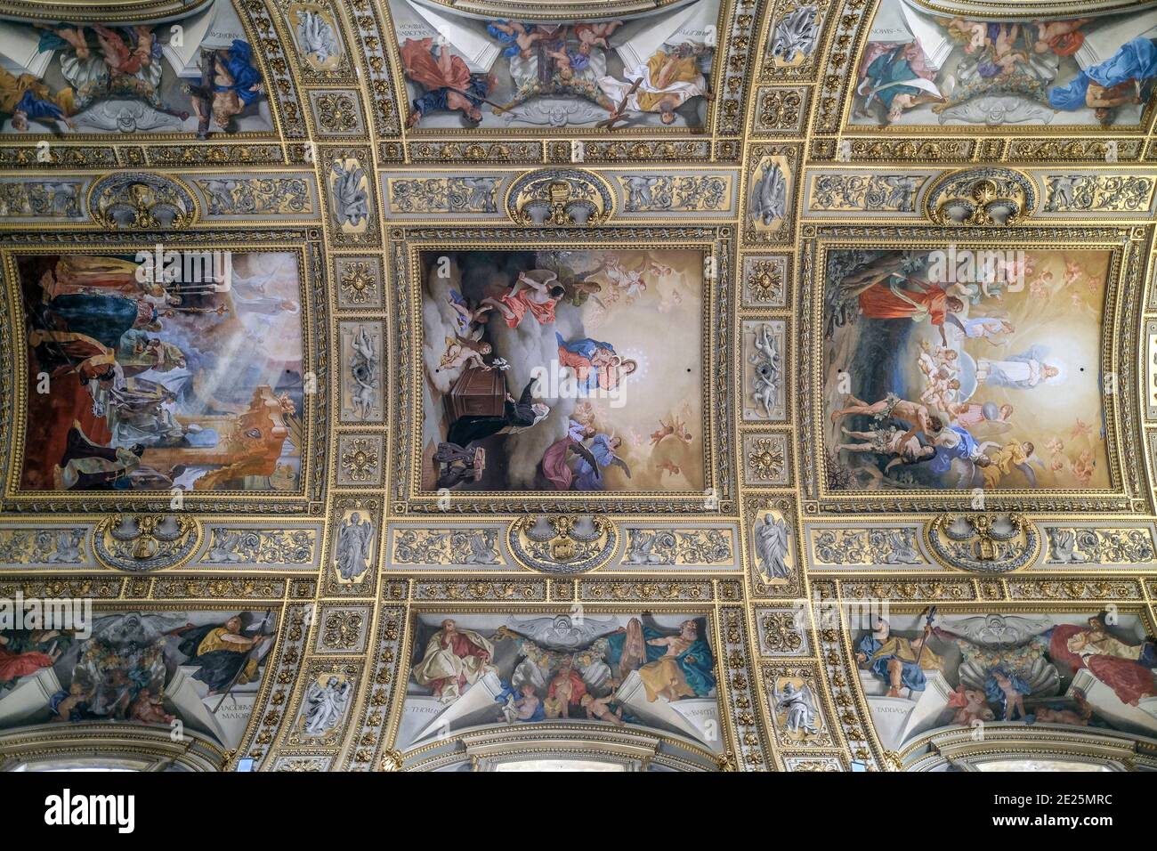 Storia Di Sant'andrea Per Bambini Basilica di Sant Andrea della Valle. Nella semidome absidale la storia