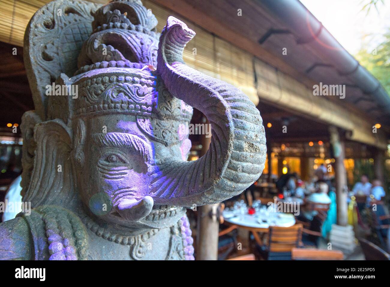 Bambuddha Ristorante e Bar, Santa Eulalia, Ibiza, Baleares, España Foto Stock