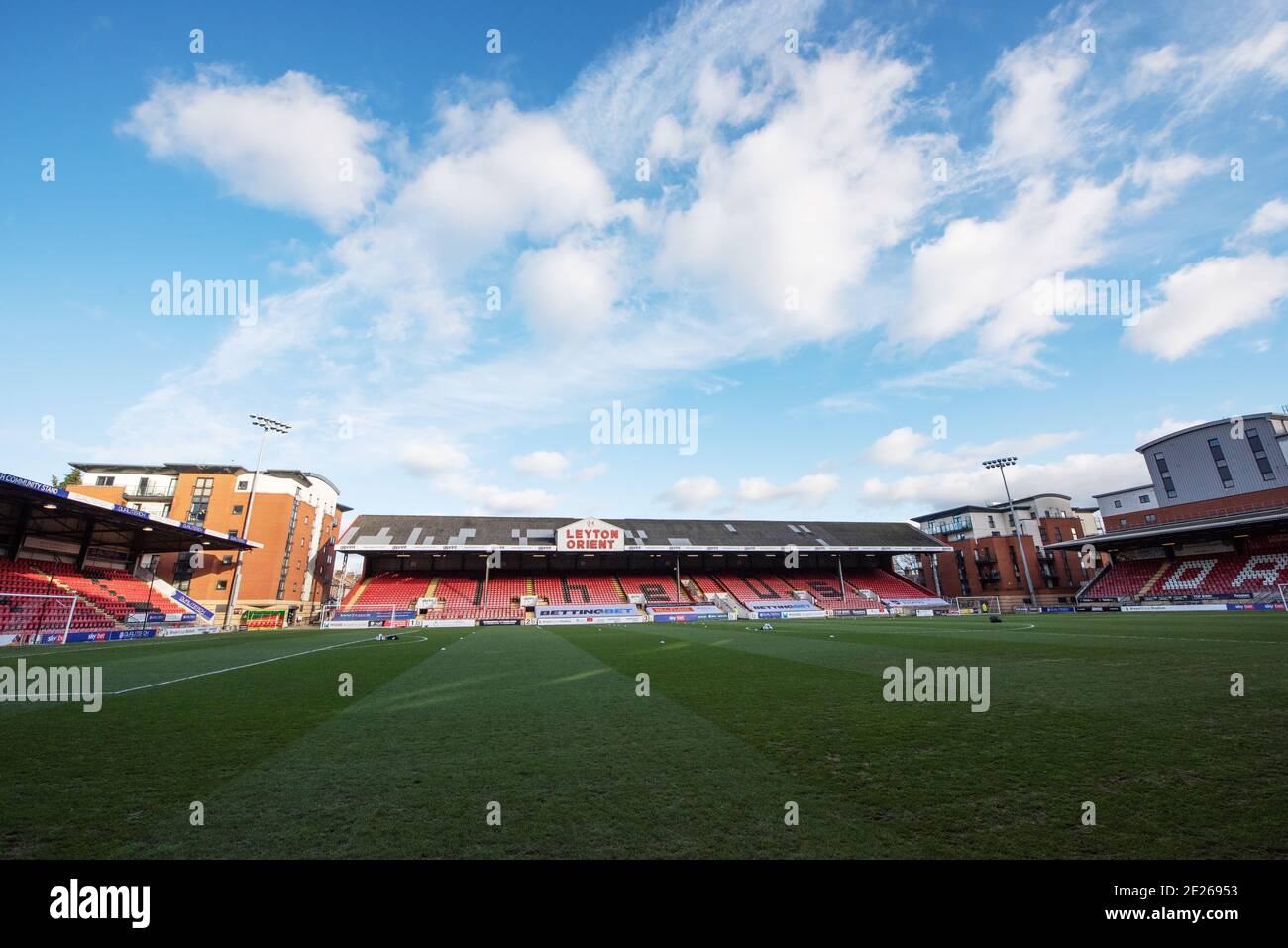 Stadio di Brisbane Road. Leyton Orient Football Club. Foto Stock