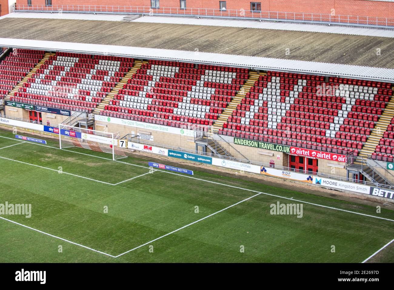 Stadio di Brisbane Road. Leyton Orient Football Club. Foto Stock