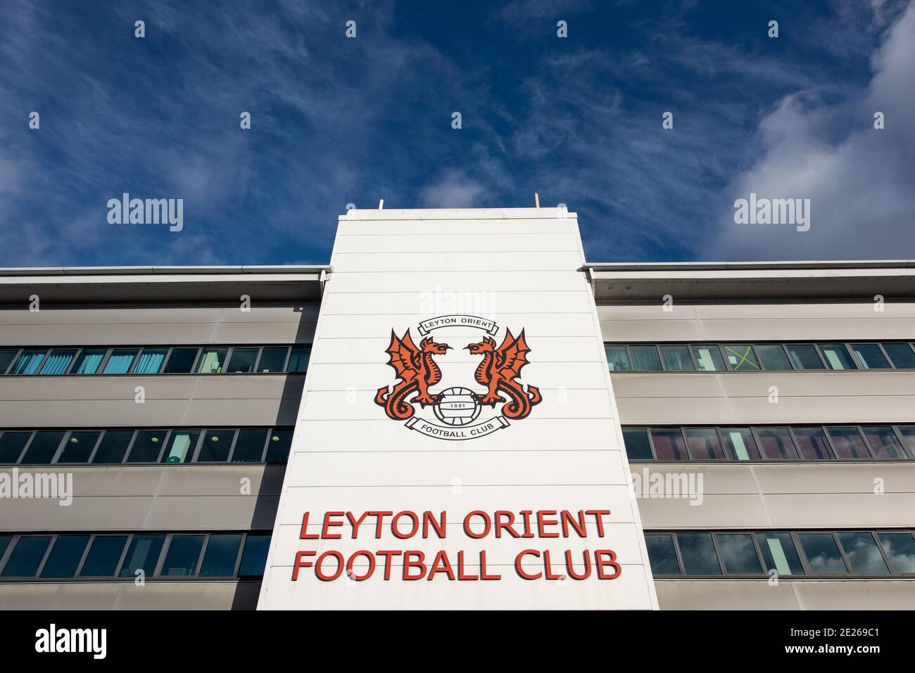 Stadio di Brisbane Road. Leyton Orient Football Club. Foto Stock