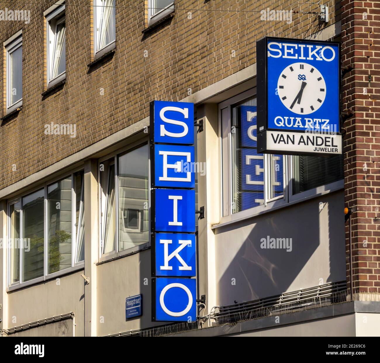 ROTTERDAM, PAESI BASSI : Negozio Seiko. Fondata nel 1881 a Tokio, Seiko  produce strumenti per la conservazione del tempo e del tempo Foto stock -  Alamy