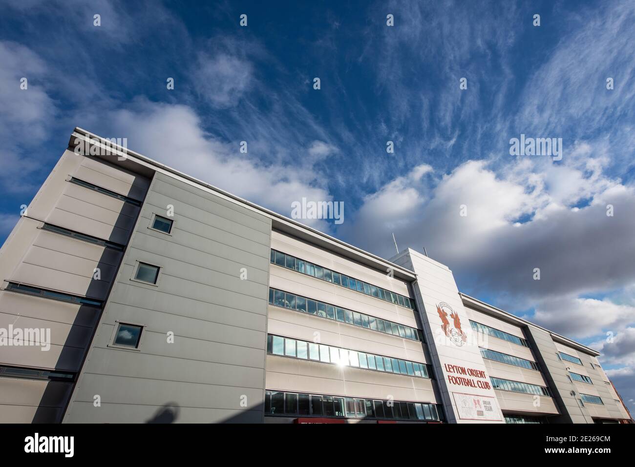 Stadio di Brisbane Road. Leyton Orient Football Club. Foto Stock