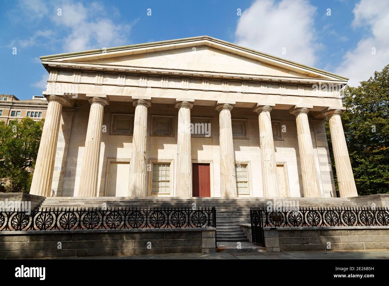 Seconda banca degli Stati Uniti edificio a Filadelfia, Stati Uniti. L'edificio è un monumento storico nazionale. Foto Stock