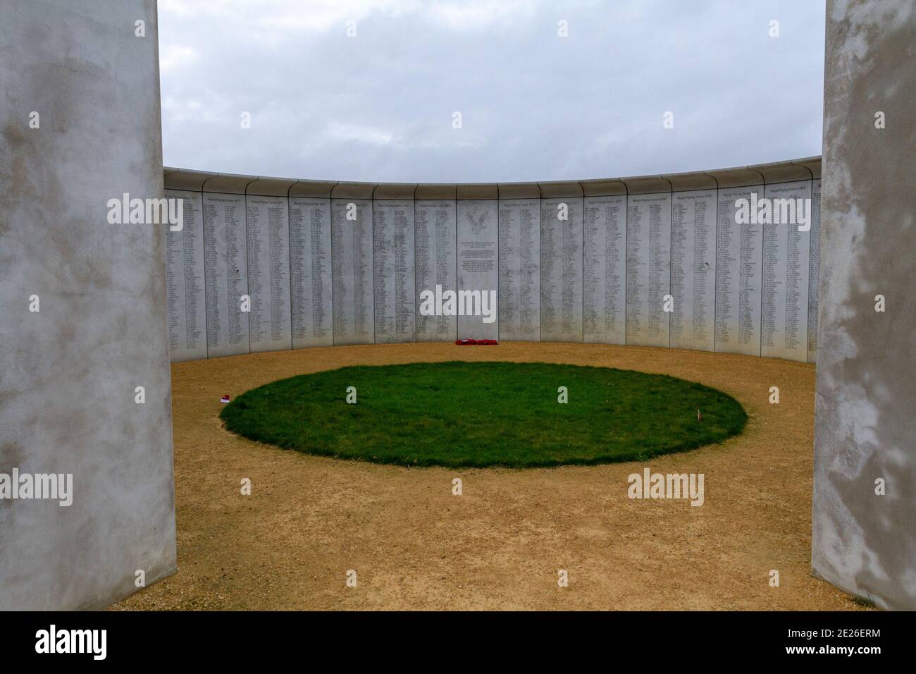 L'Army Flying Memorial, l'Army Flying Museum, un museo dell'aviazione militare a Stockbridge, Hampshire, Regno Unito. Foto Stock