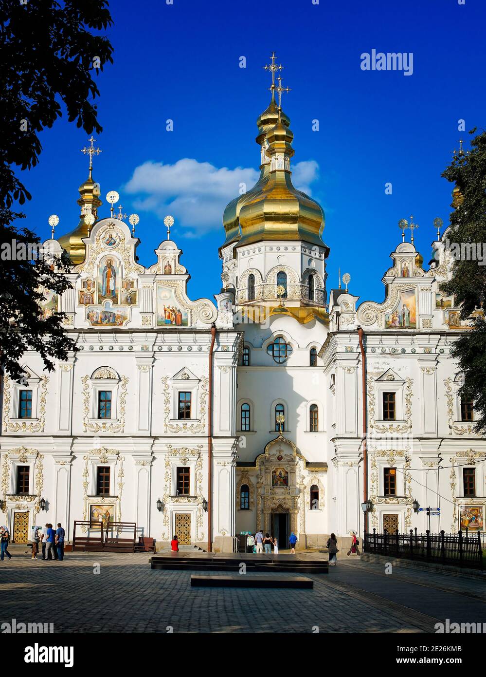 Assunzione Cattedrale della Lavra Kiev-Pechersk. Foto Stock