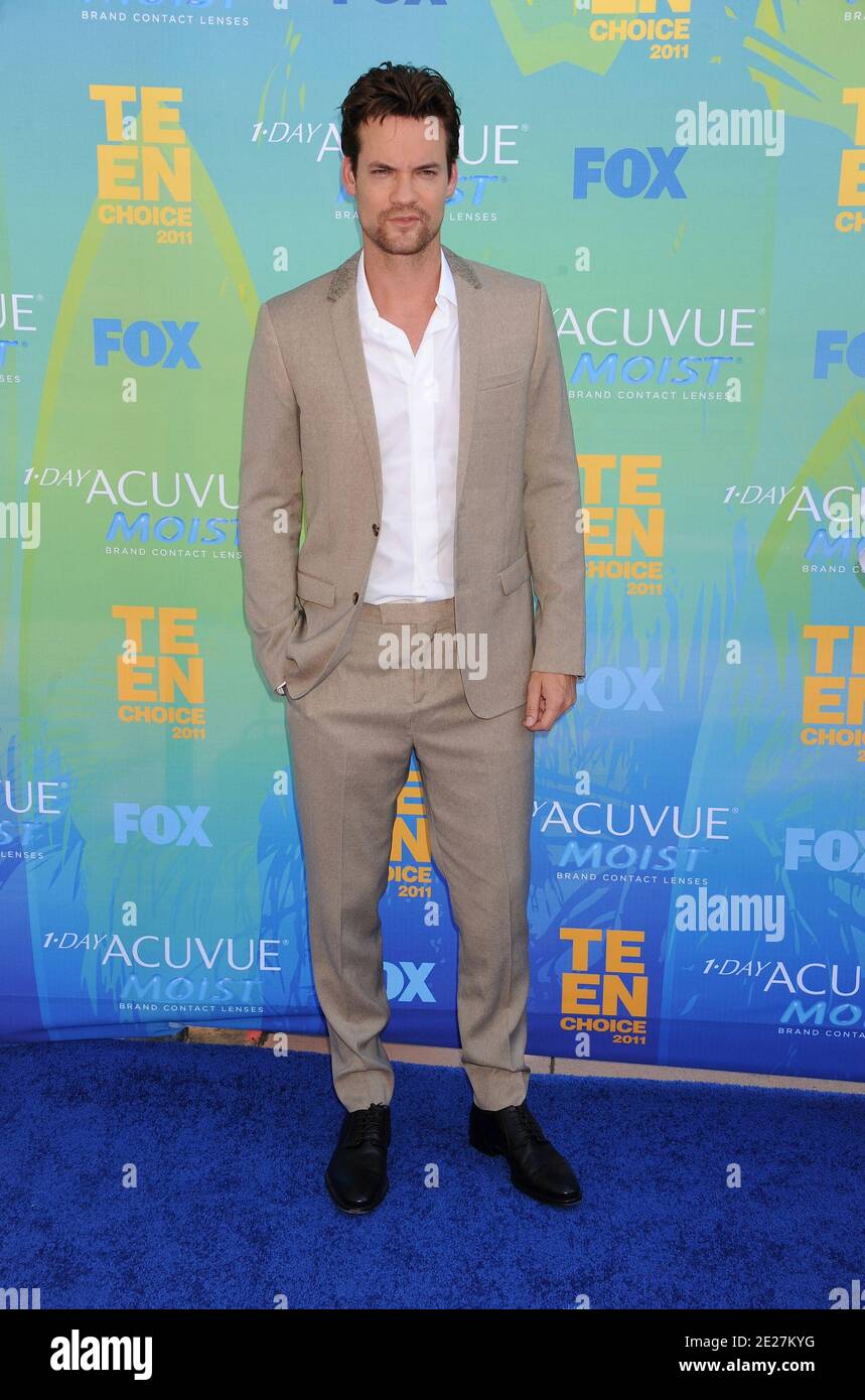 Shane West ha partecipato ai 2011 Teen Choice Awards che si sono tenuti il 07 agosto 2011 presso il Gibson Amphitheatre di Universal City, Los Angeles, California, USA. Foto di Greylock/ABACAPRESS.COM Foto Stock