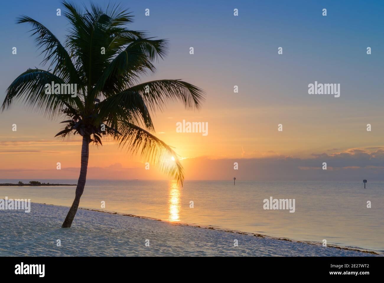 Bellissima alba a Key West, Florida, Stati Uniti d'America Foto Stock