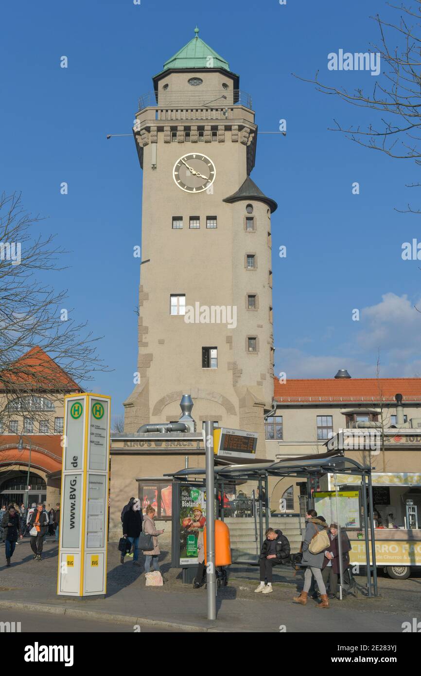 Ludolfingerplatz, Kasinoturm, Frohnau, Reinickendorf, Berlino, Germania Foto Stock