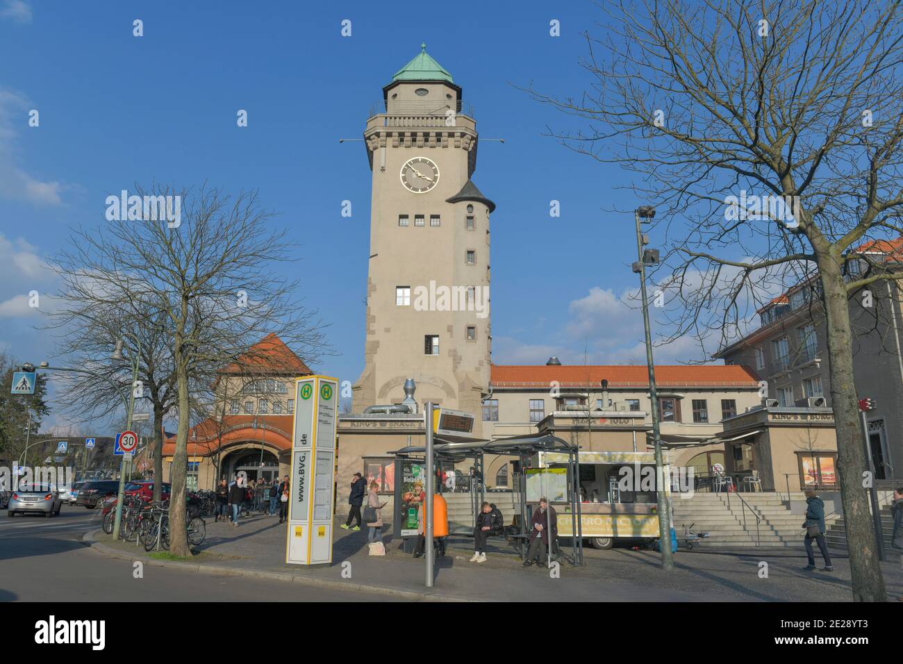 Ludolfingerplatz, Kasinoturm, Frohnau, Reinickendorf, Berlino, Germania Foto Stock