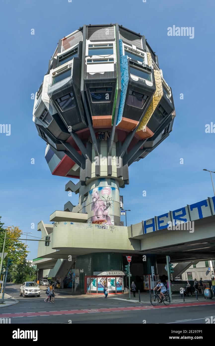 Bierpinsel, Schloßstraße, Steglitz, Steglitz-Zehlendorf, Berlino, Germania Foto Stock