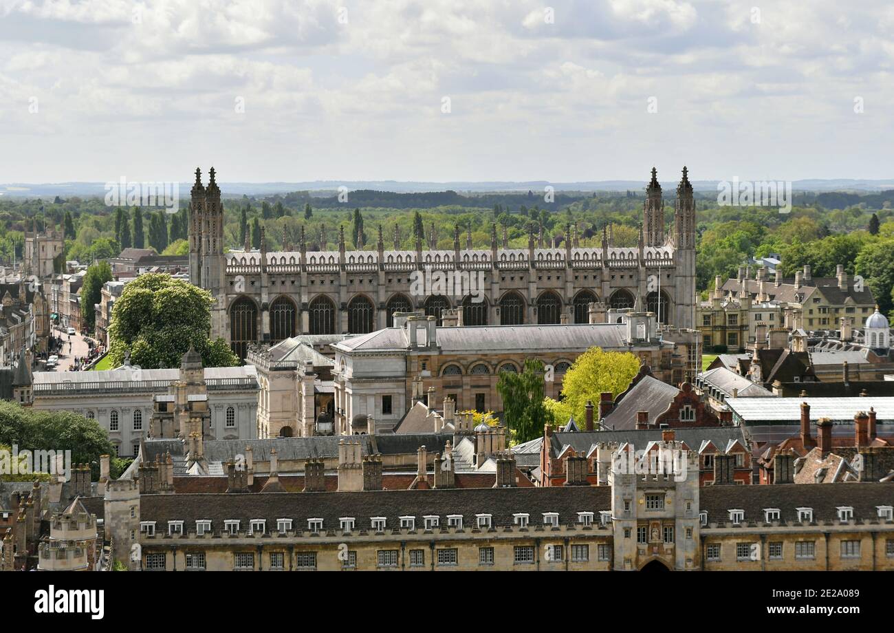 File photo datato 10/05/19 dell'Università di Cambridge, dove gli studenti provenienti da ambienti svantaggiati che non soddisfano i requisiti di ingresso elevati dell'Università avranno la possibilità di studiare presso la prestigiosa istituzione. Foto Stock