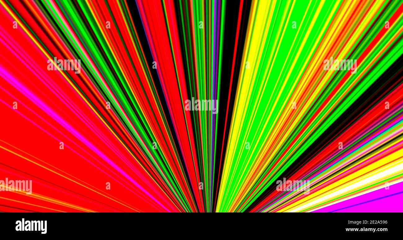 Design astratto arcobaleno psichedelico. Foto Stock