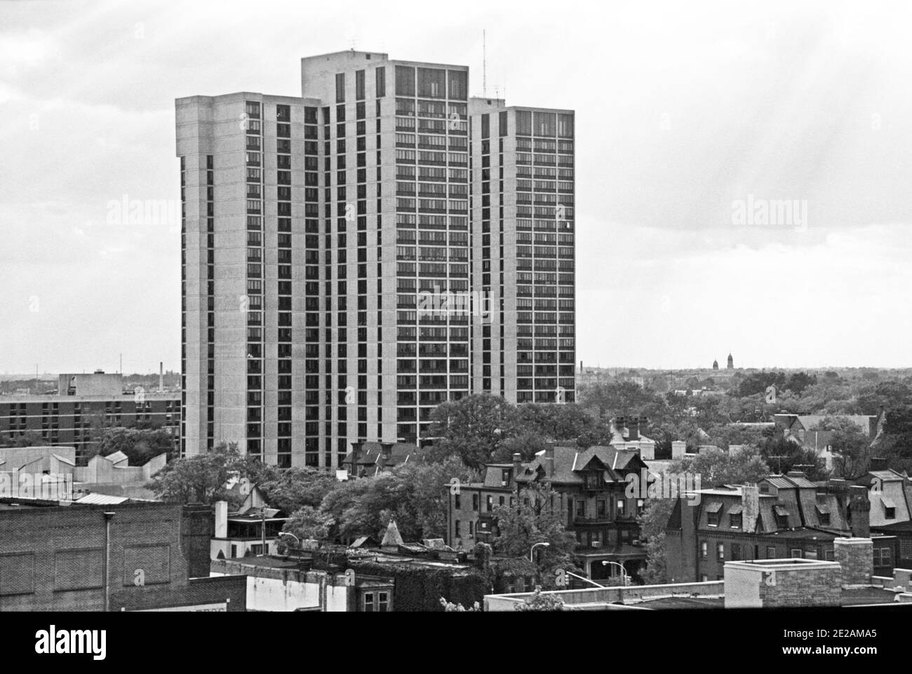 Paesaggio urbano. Philadelphia, Stati Uniti, 1976 Foto Stock