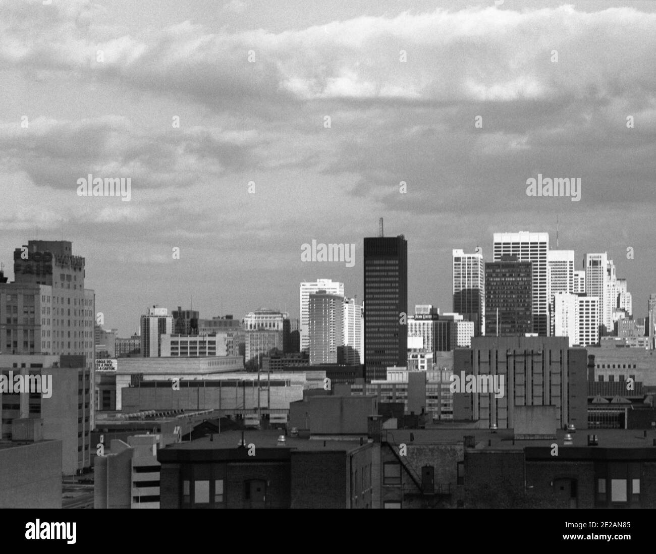 Paesaggio urbano, Philadelphia, Stati Uniti, 1976 Foto Stock