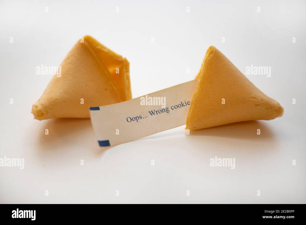 Cibo cinese Funny Fortune cookie Foto Stock