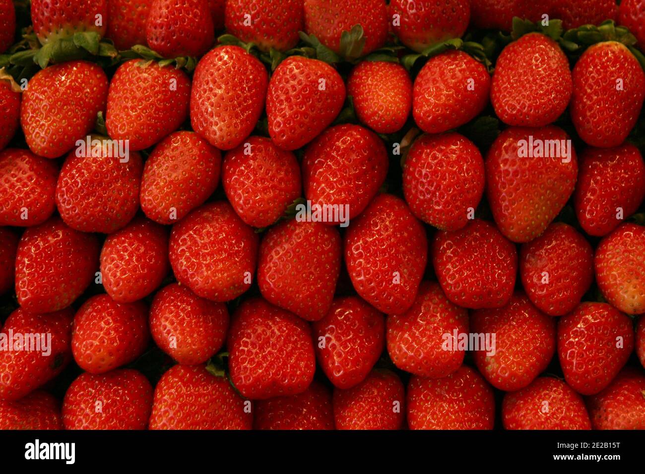 Parete di fragola Foto Stock