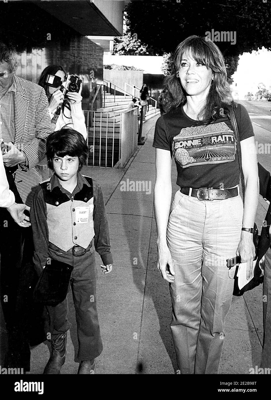 Jane fonda e Son Troy Credit: Ralph Dominguez/MediaPunch Foto Stock