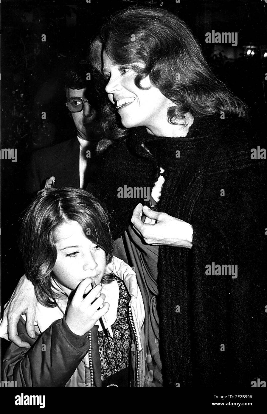 Jane fonda e la figlia Vanessa . 3/3/1978 credito: Ralph Dominguez/MediaPunch Foto Stock
