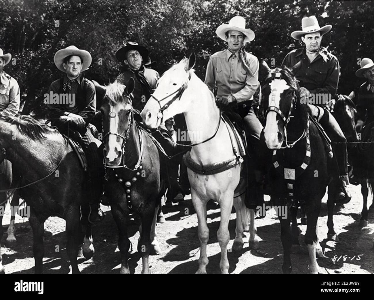 NEW FRONTIER 1939 Republic Pictures film con John Wayne Foto Stock