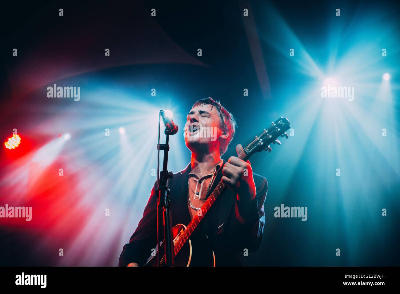 Pete Doherty dei Libertines & Babyshambles che si esibiscono a Liverpool, Inghilterra, Regno Unito. Foto Stock