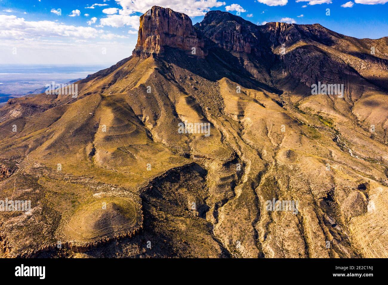 El Capitan, Guadalupe Mountains National Park, Texas, Stati Uniti Foto Stock
