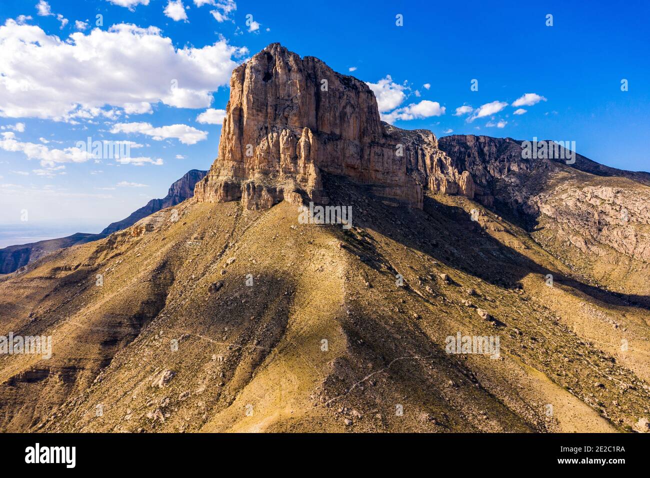 El Capitan, Guadalupe Mountains National Park, Texas, Stati Uniti Foto Stock