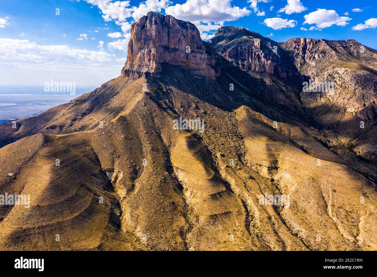 El Capitan, Guadalupe Mountains National Park, Texas, Stati Uniti Foto Stock
